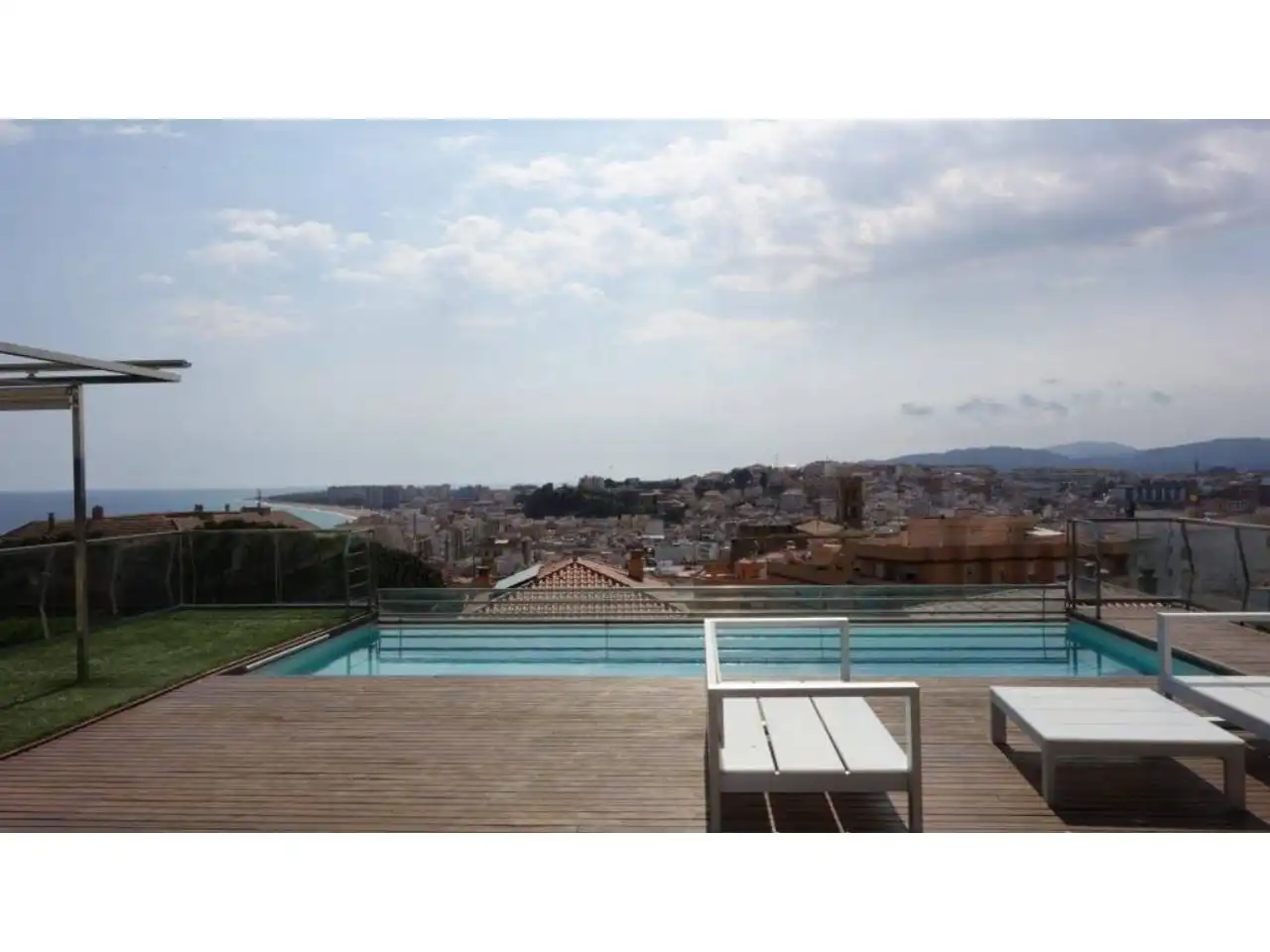 Swimming pool of Houses for sale in Blanes  with Heating, Terrace and Furnished