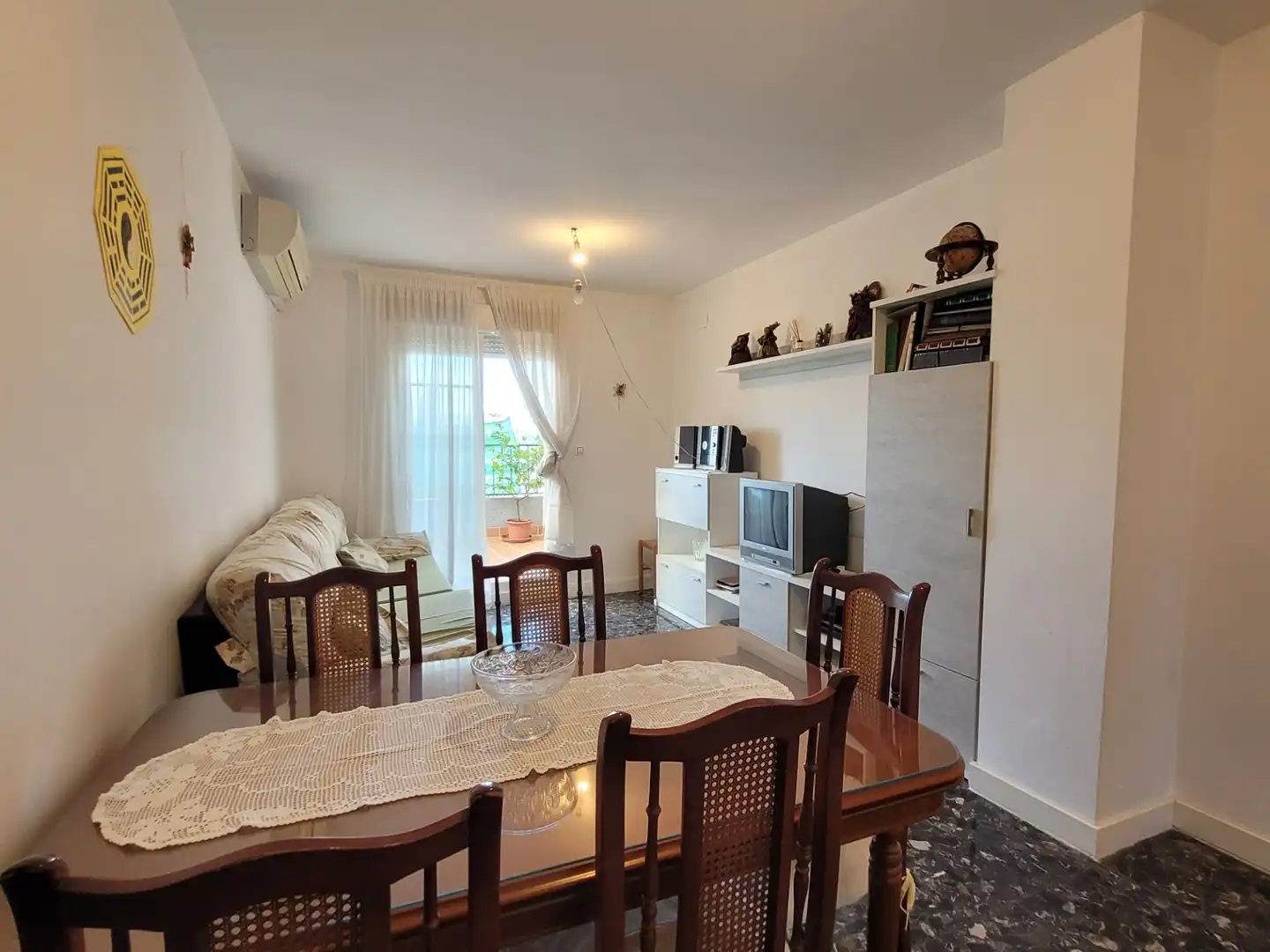 Living room of Attic for sale in Maracena  with Air Conditioner, Terrace and Oven