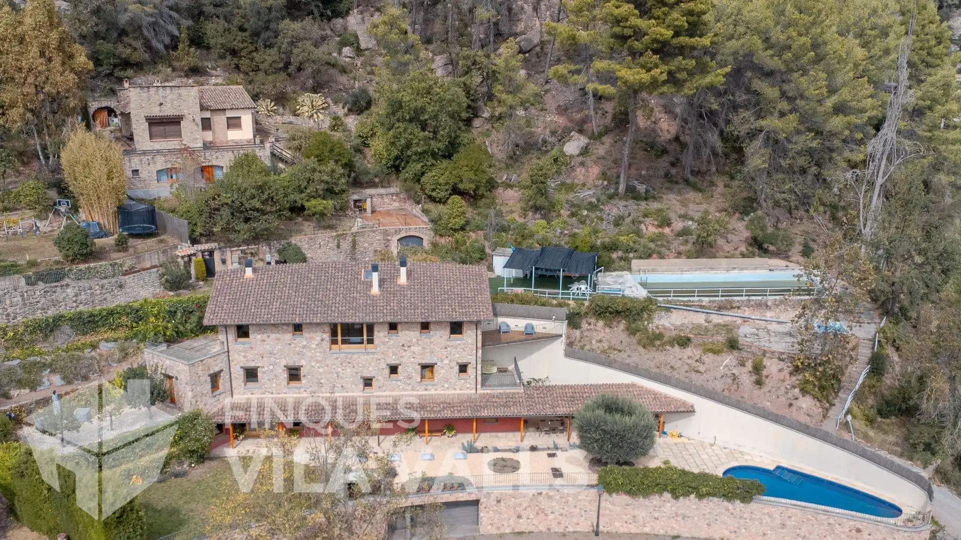 Vista exterior de Casa o chalet en venta en Gallifa con Aire acondicionado, Calefacción y Jardín privado