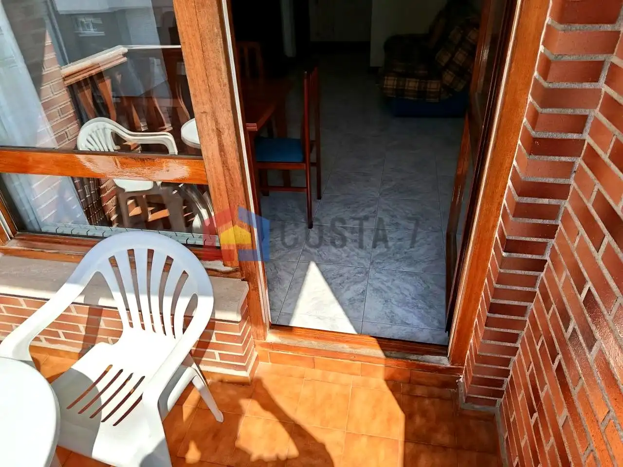 Balcony of Flat for sale in Noja  with Heating, Terrace and Furnished