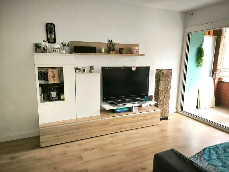 Sala de estar de Piso en venta en Vilanova del Camí con Calefacción, Parquet y Horno