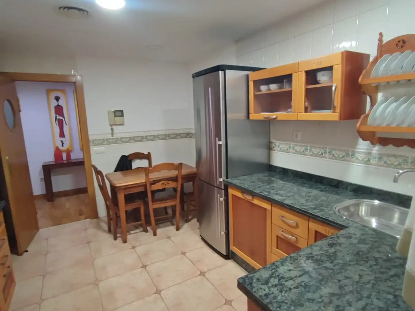 Cuina de Pis de lloguer en Murcia amb Aire condicionat, Calefacció i Moblat