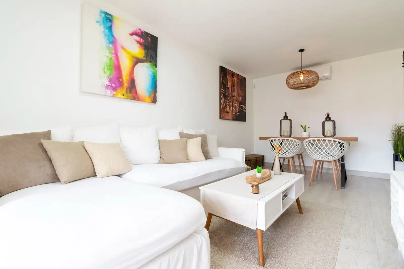 Living room of Flat for sale in Santa Pola  with Furnished and Community pool