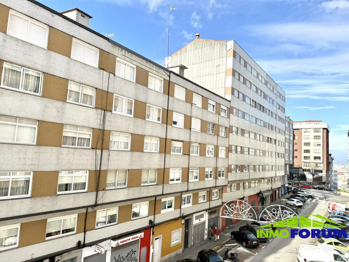 Vista exterior de Pis en venda en A Coruña Capital 