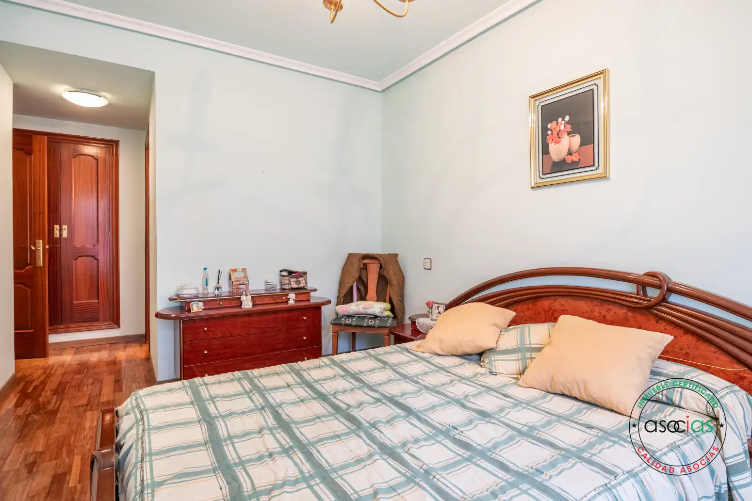 Bedroom of Flat for sale in Teverga  with Heating, Parquet flooring and Terrace