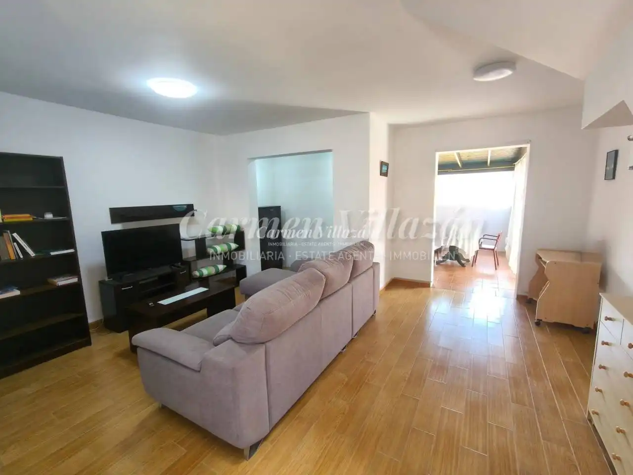 Living room of Detached homes for sale in La Oliva  with Private garden, Terrace and Furnished