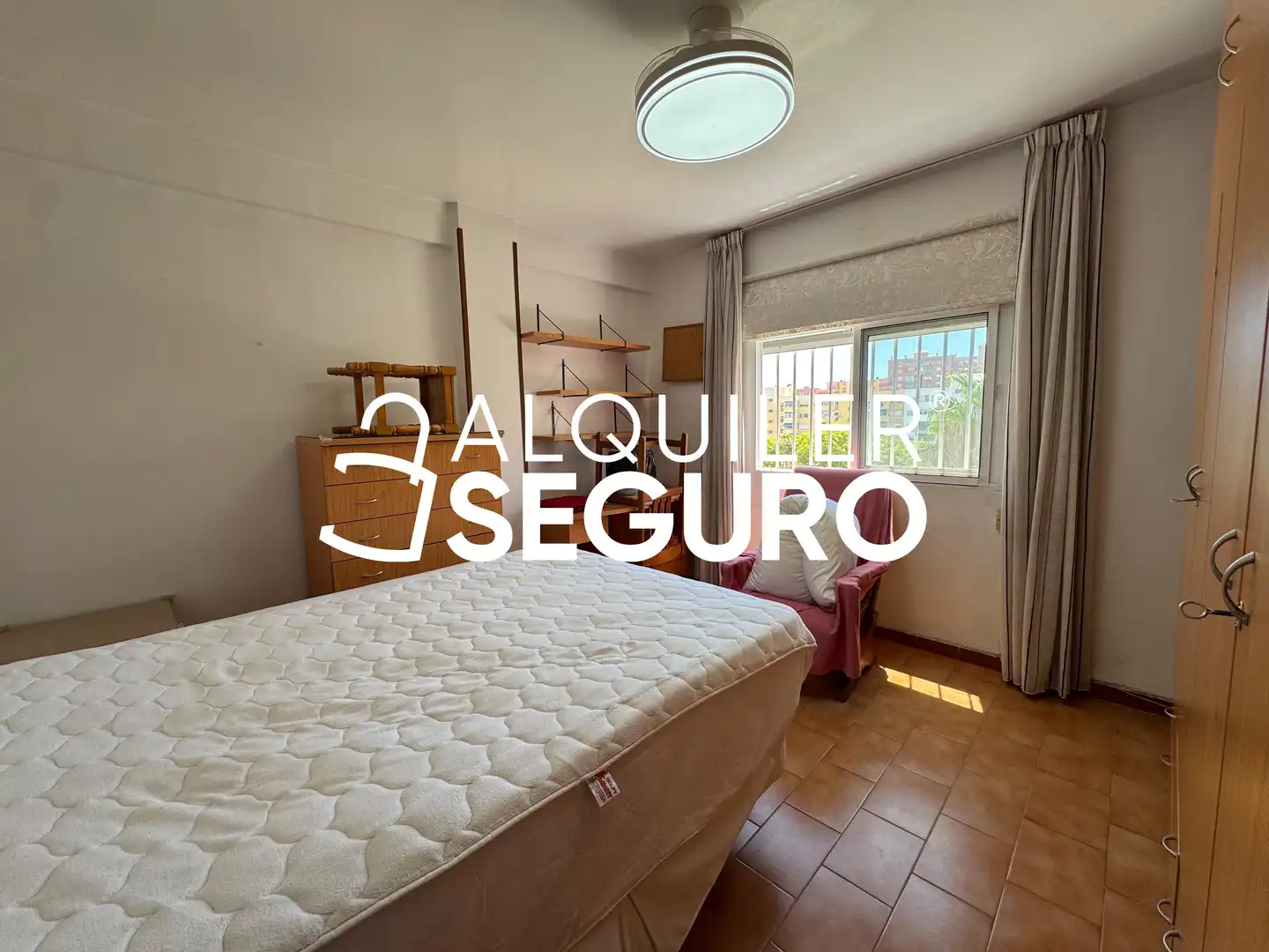 Bedroom of Flat for rent in Málaga  with Furnished