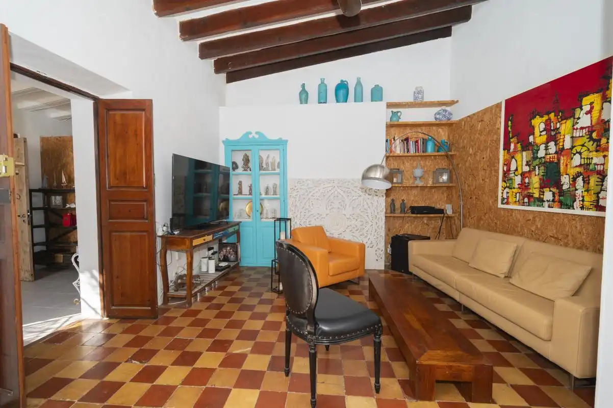 Living room of Flat for sale in Eivissa  with Air Conditioner, Heating and Terrace