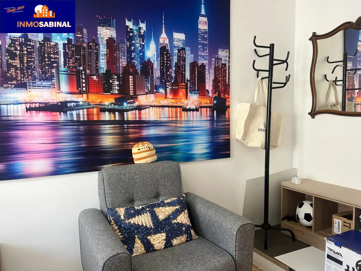 Sala de estar de Piso en venta en Roquetas de Mar con Amueblado