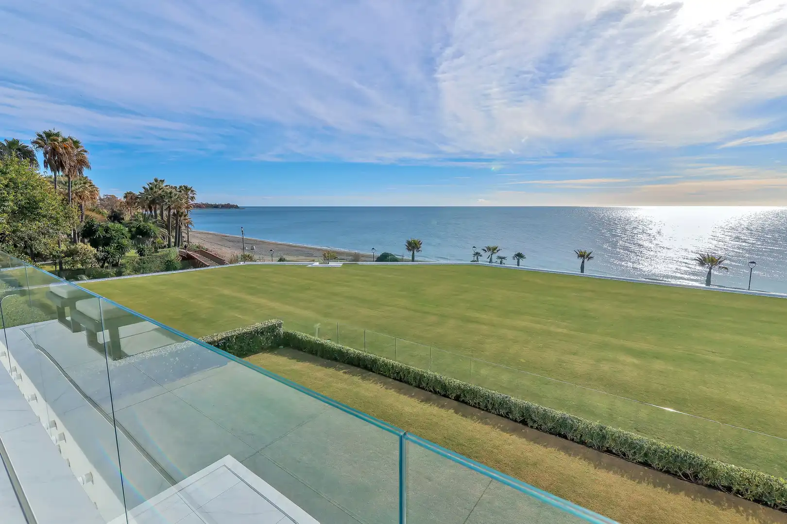 Terraza de Apartamento en venta en Estepona con Aire acondicionado, Calefacción y Parquet
