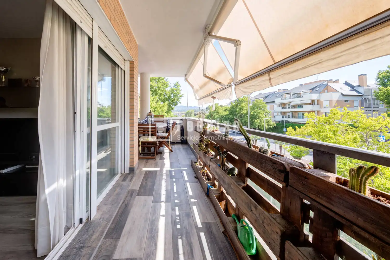 Terrace of Flat for sale in Las Rozas de Madrid  with Air Conditioner, Heating and Private garden