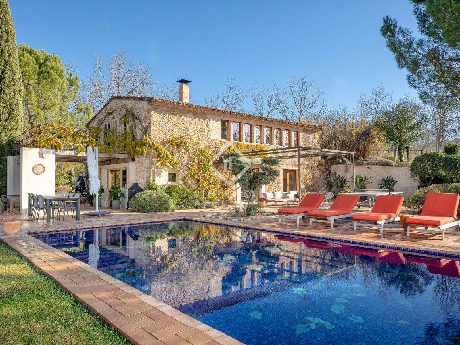 Jardí de Finca rústica en venda en Pontós amb Calefacció, Jardí privat i Terrassa