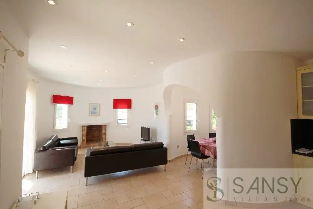 Living room of Houses for sale in Jávea / Xàbia  with Air Conditioner, Heating and Storage room