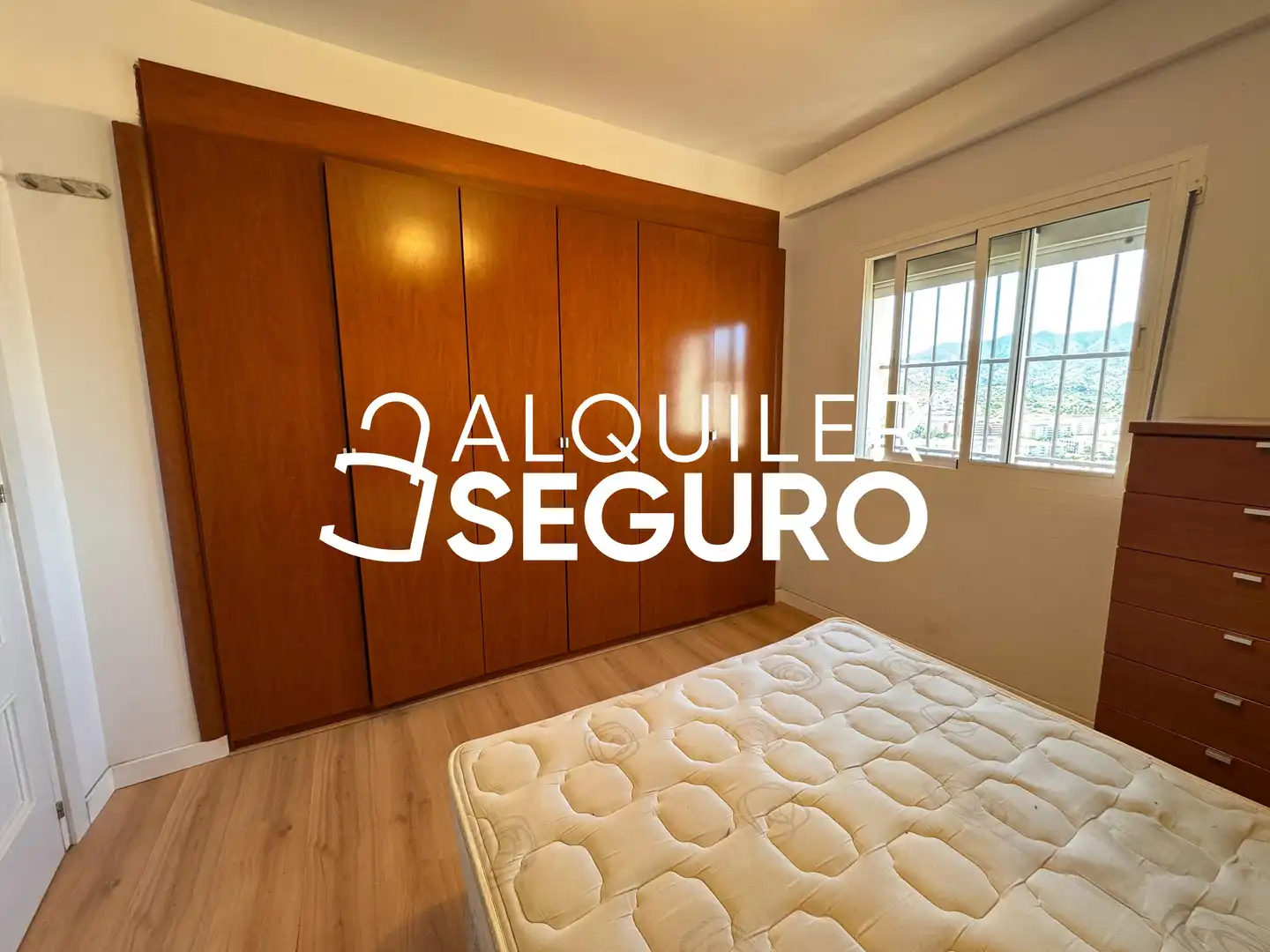 Bedroom of Flat for rent in Málaga  with Heating, Terrace and Furnished