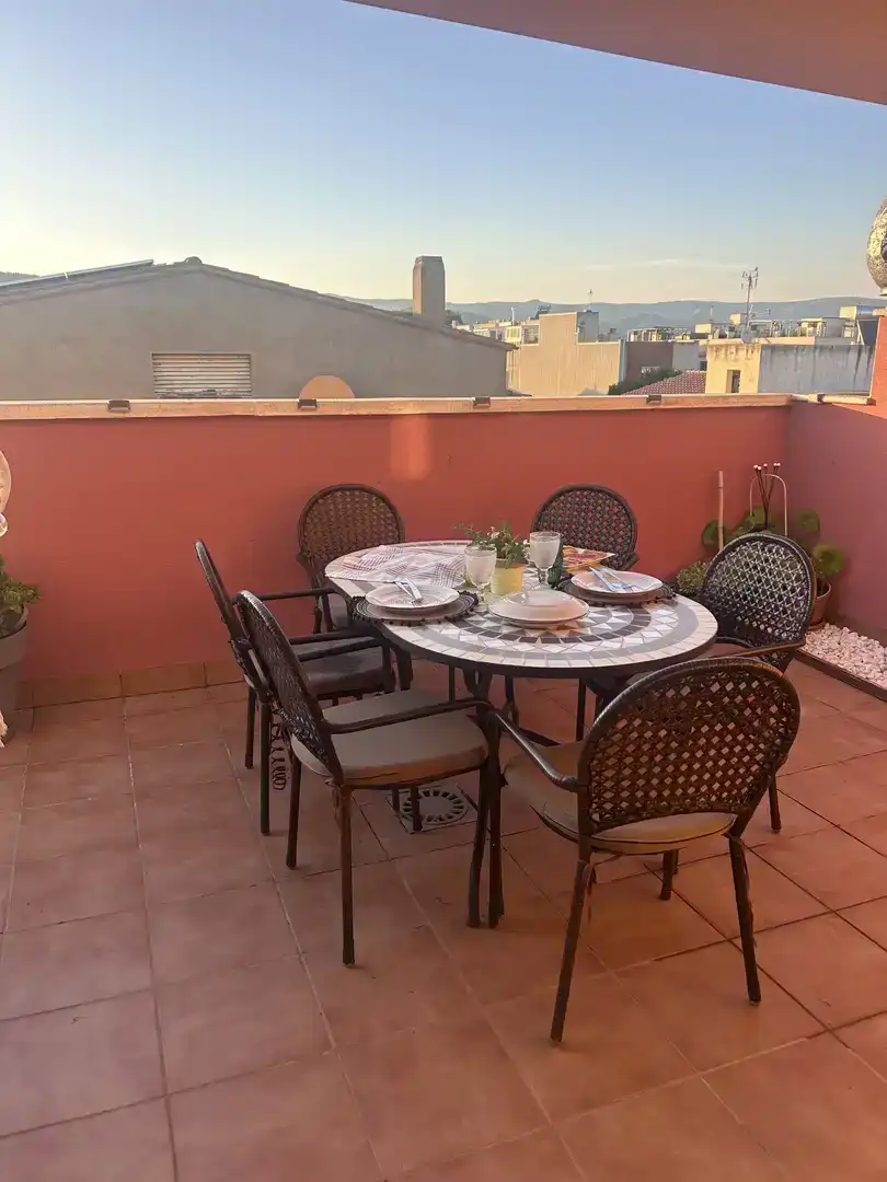 Terraza de Dúplex en venta en Montbrió del Camp con Aire acondicionado, Trastero y Amueblado