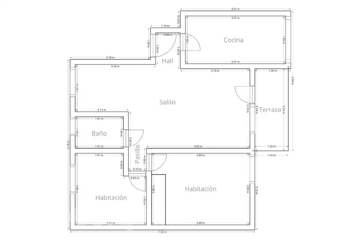Piso en venta en Madrid con Calefacción, Terraza y Trastero