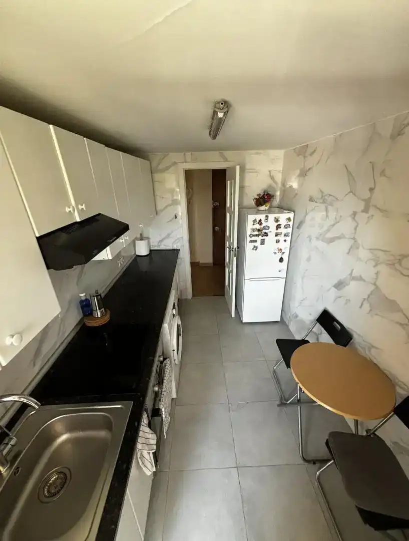 Kitchen of Apartments for rent in Fuenlabrada  with Parquet flooring, Furnished and Balcony