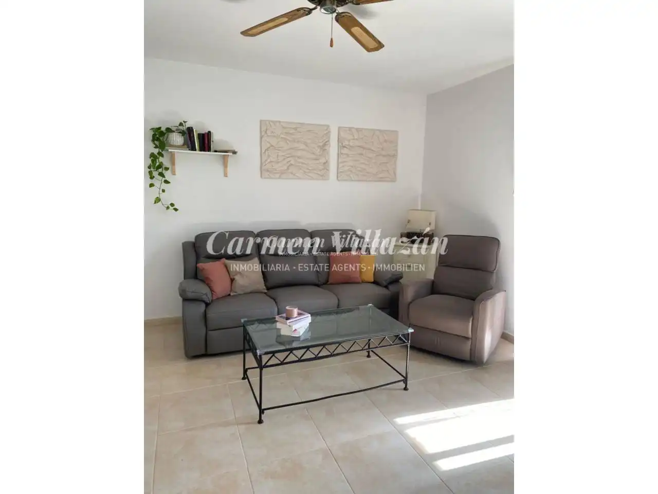 Sala de estar de Apartamento en venta en Pájara con Jardín privado, Terraza y Piscina comunitaria