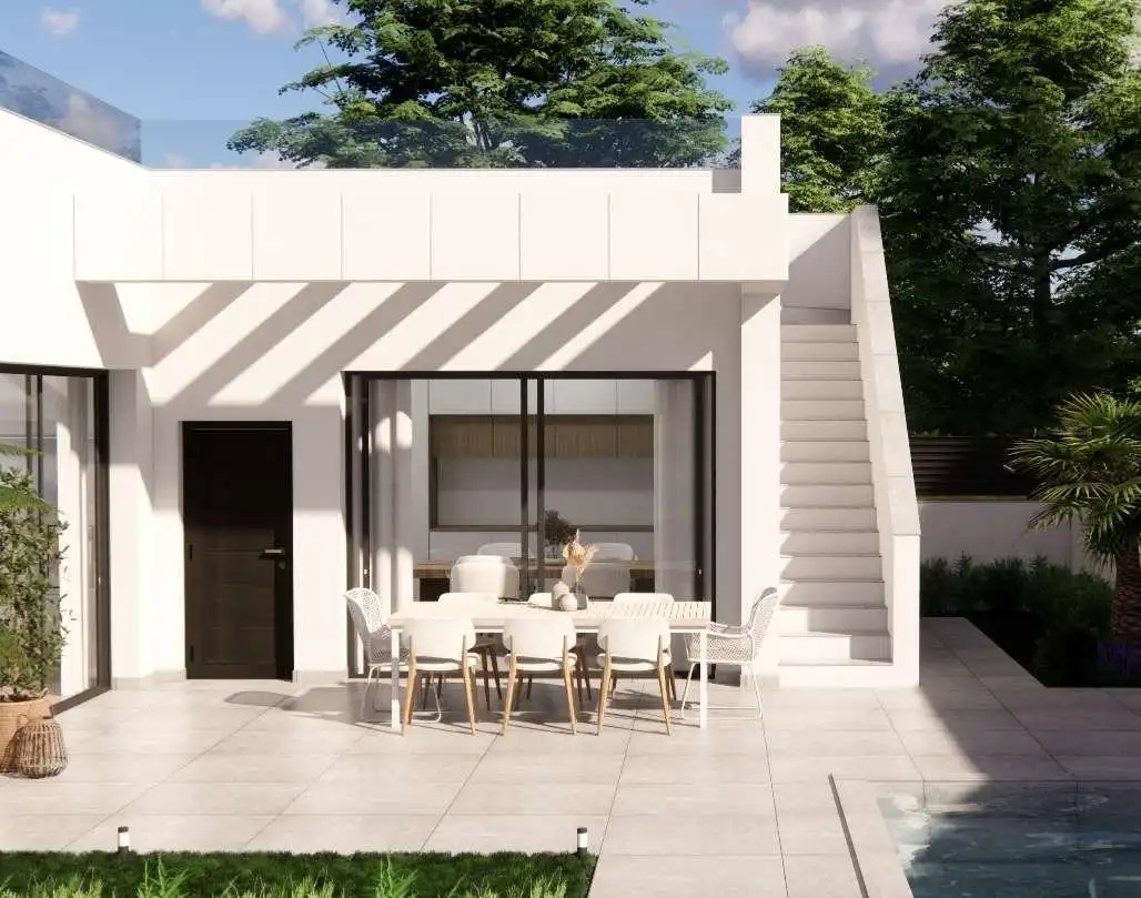 Terrassa de Casa o xalet en venda en Rojales amb Aire condicionat, Jardí privat i Terrassa