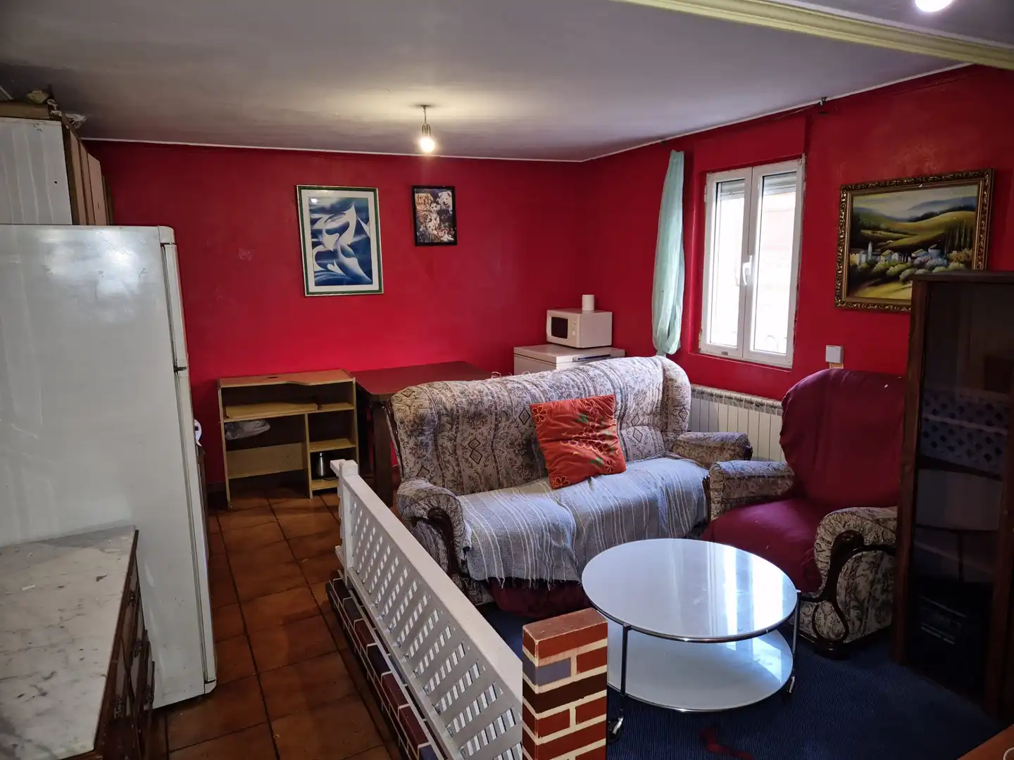 Sala de estar de Piso en venta en Salvatierra / Agurain con Amueblado
