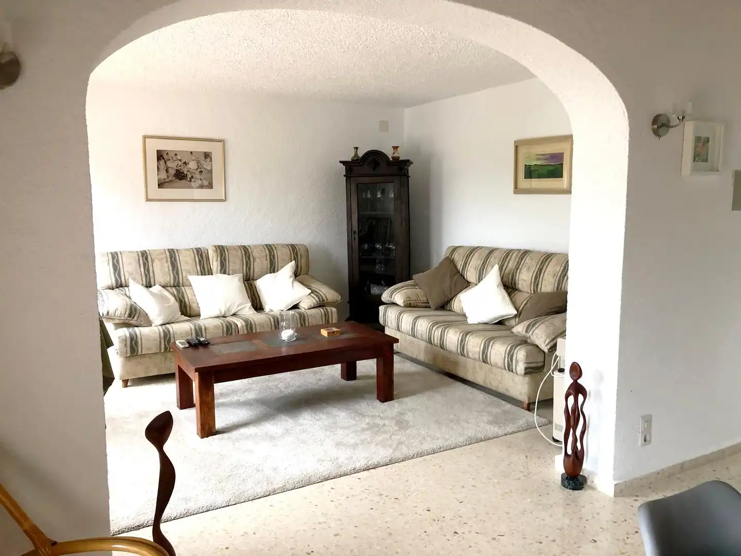 Sala d'estar de Casa o xalet en venda en Benidoleig amb Terrassa, Traster i Piscina