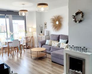 Living room of Flat to rent in  Valencia Capital  with Air Conditioner, Heating and Parquet flooring