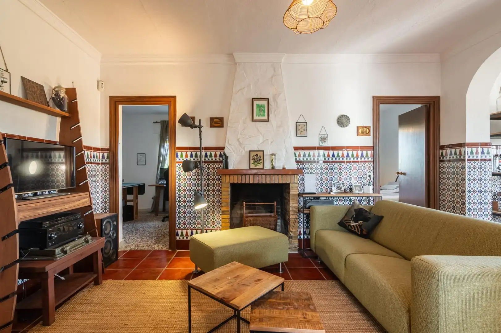 Sala de estar de Finca rústica en venta en Lepe con Calefacción, Jardín privado y Terraza