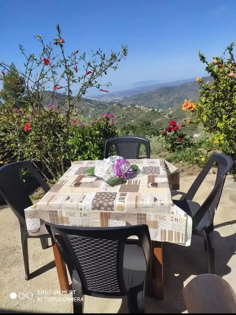 Terraza de Finca rústica de alquiler en Cómpeta, Málaga