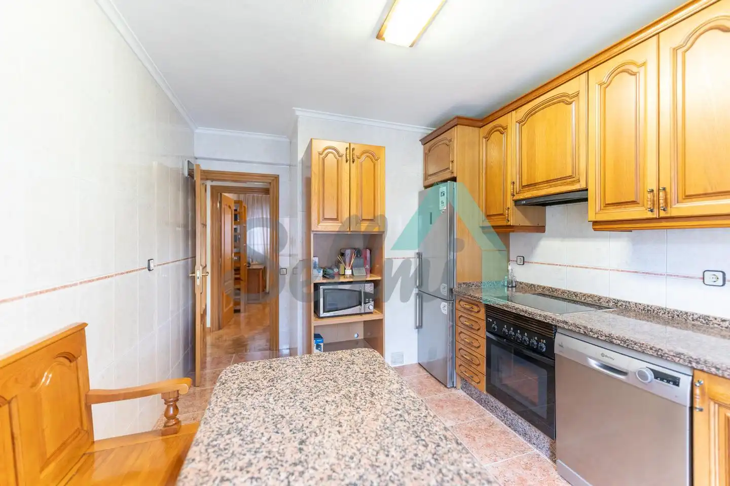 Kitchen of Flat for rent in Oviedo   with Heating, Parquet flooring and Storage room