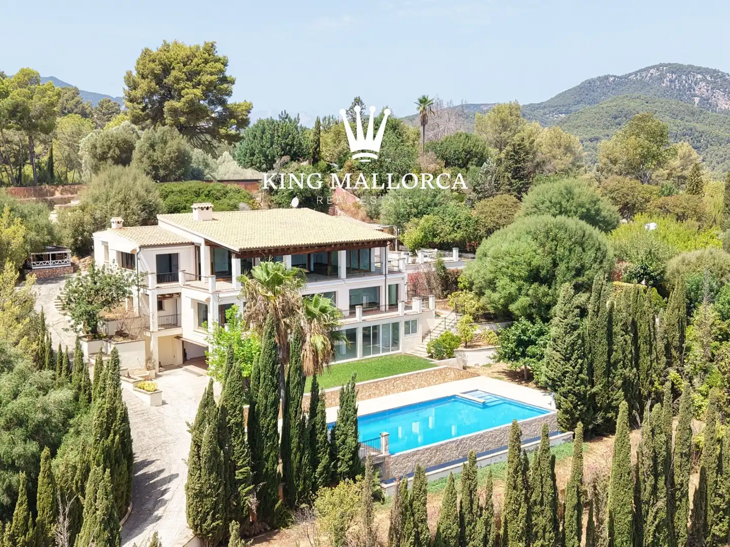 Vista exterior de Casa o xalet de lloguer en Esporles amb Calefacció, Jardí privat i Terrassa