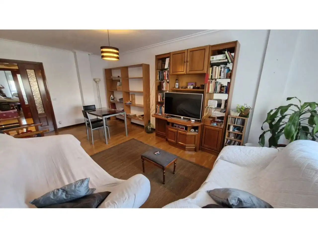Living room of Flat for sale in Lardero  with Heating, Parquet flooring and Terrace