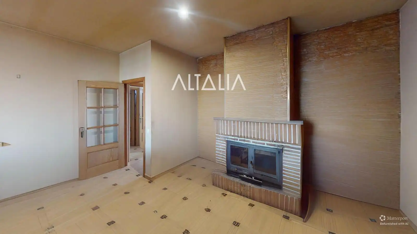 Sala d'estar de Casa adosada en venda en Hontanaya