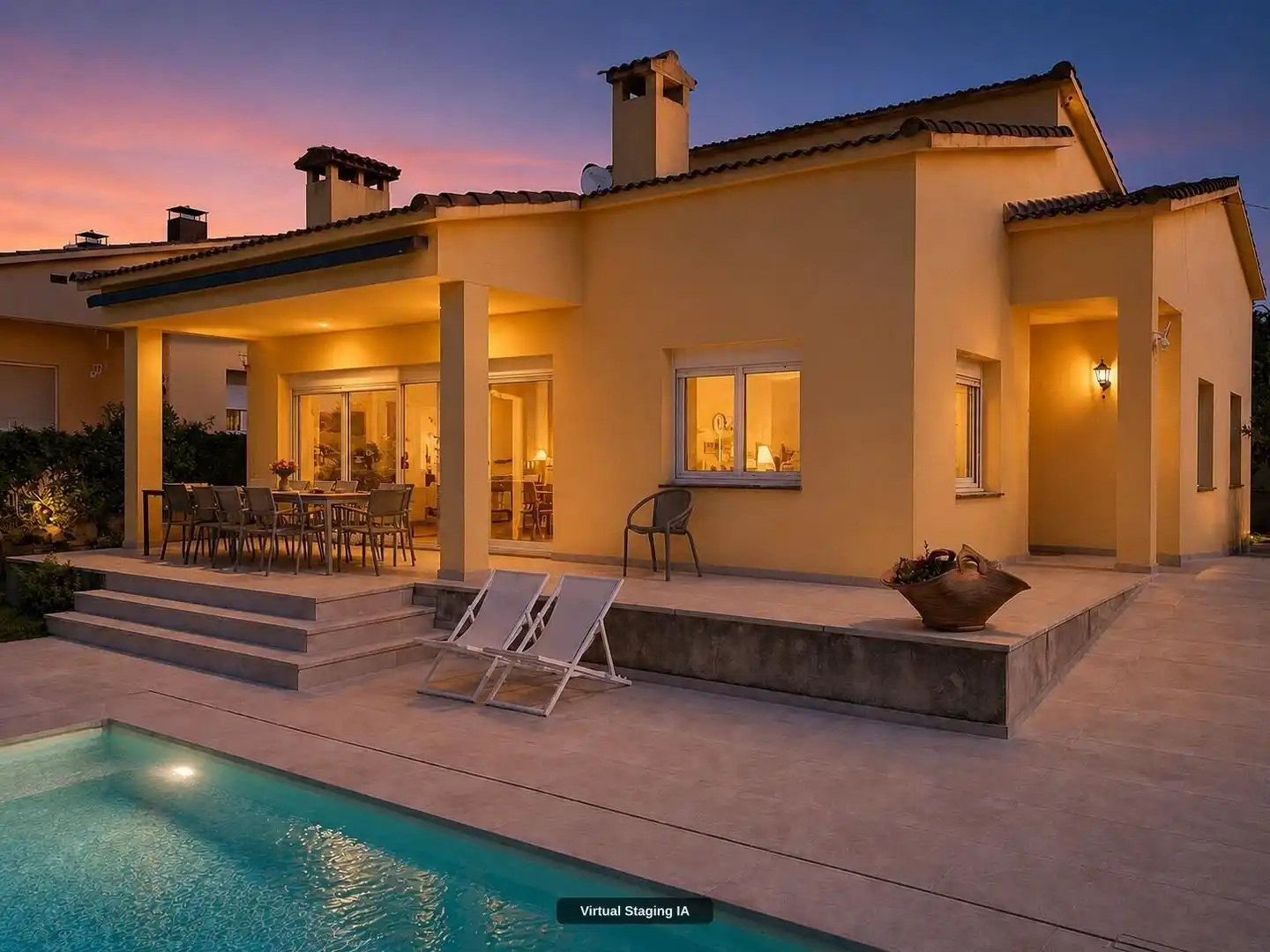 Terraza de Casa o chalet en venta en Bàscara con Aire acondicionado, Calefacción y Jardín privado