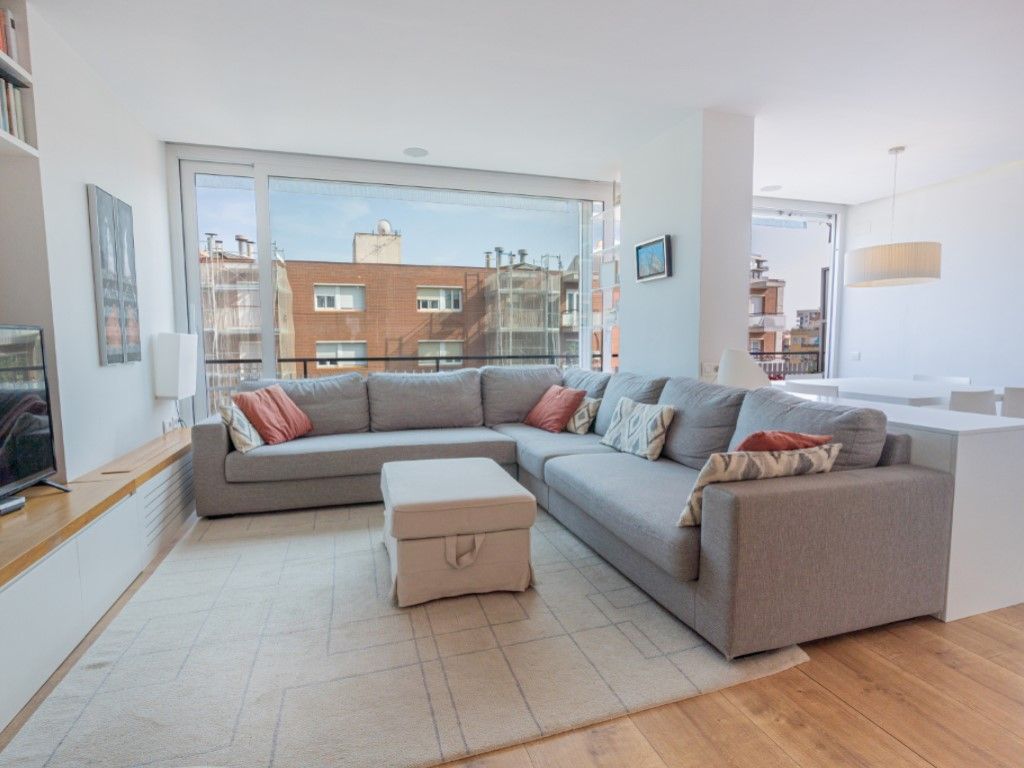 Sala d'estar de Apartament en venda en  Barcelona Capital amb Balcó