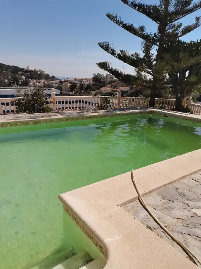 Piscina de Casa o xalet en venda en Málaga amb Calefacció, Jardí privat i Parquet