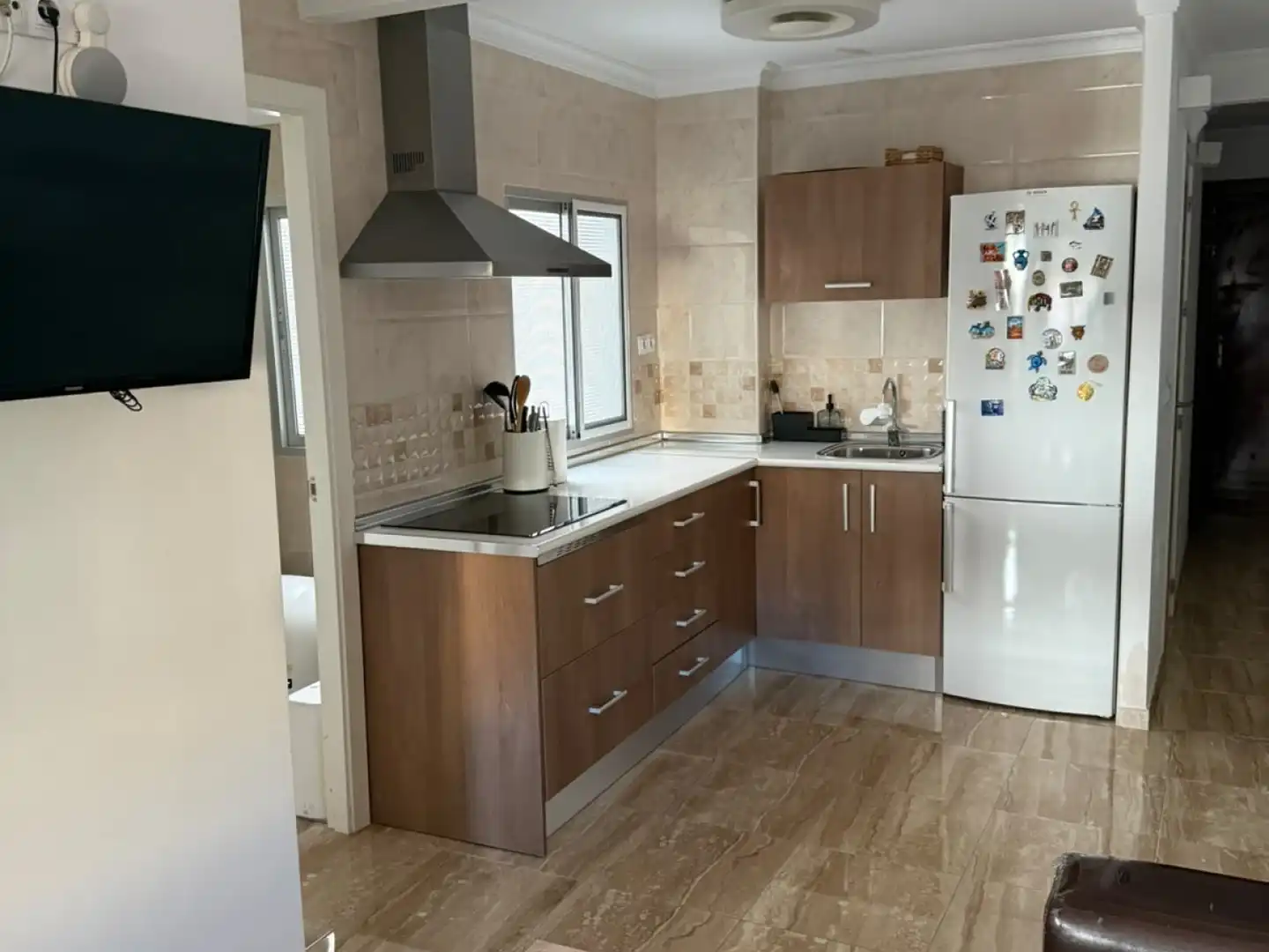 Cocina de Piso en venta en Málaga con Aire acondicionado, Amueblado y Lavadora