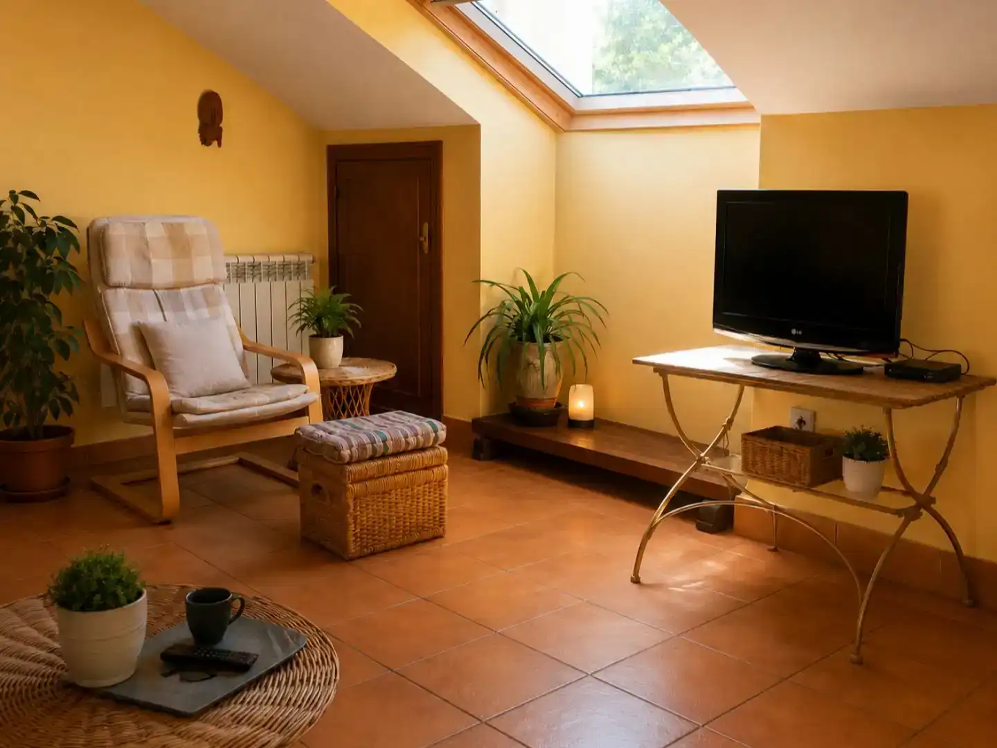 Living room of Houses for sale in Ares  with Private garden, Parquet flooring and Terrace