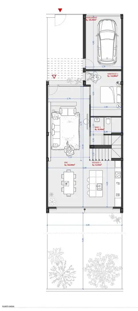 Terraced house with garden for sale in doctor josep trueta, imagen 8