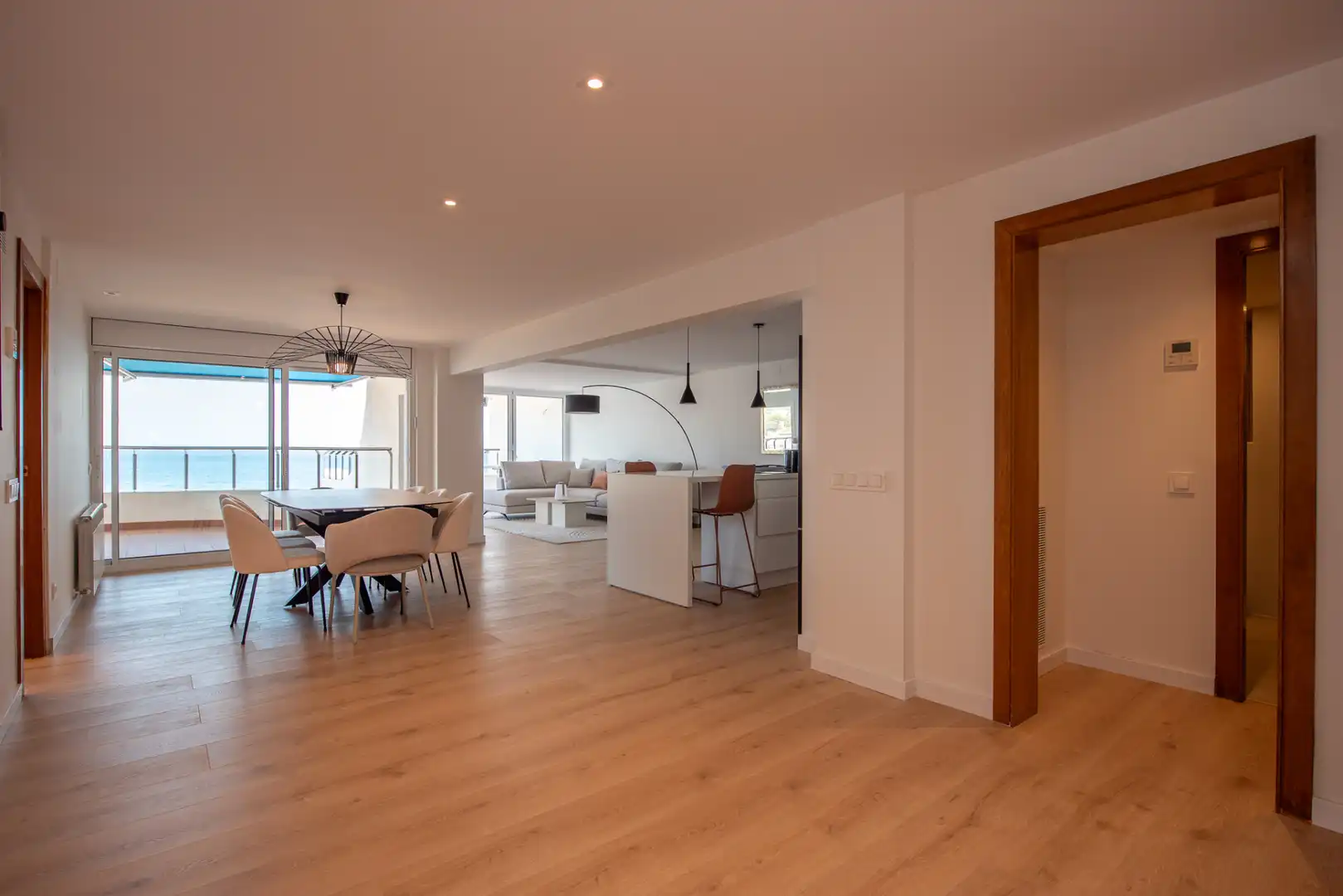 Comedor de Piso de alquiler en Sant Feliu de Guíxols con Aire acondicionado, Calefacción y Parquet