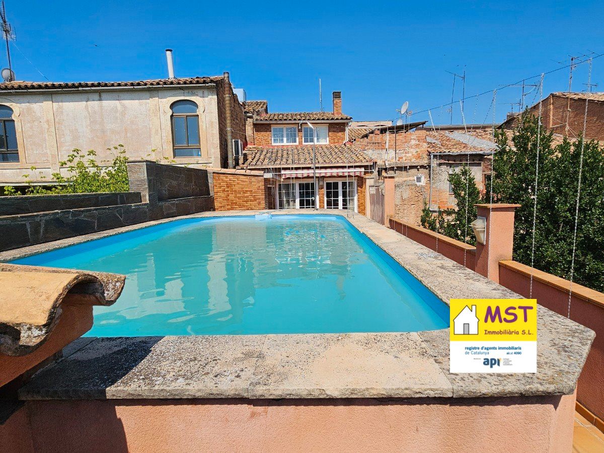 Swimming pool of House or chalet for sale in Balsareny  with Air Conditioner, Heating and Parquet flooring