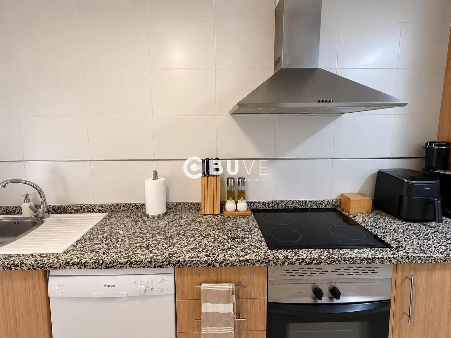 Kitchen of Flat for sale in Ador  with Air Conditioner, Terrace and Furnished