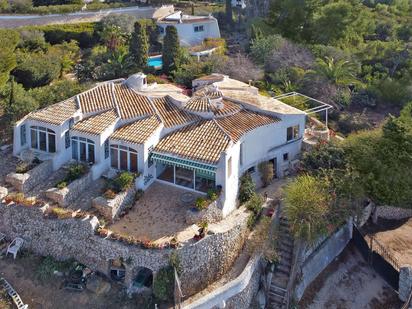 Vista exterior de Casa o xalet en venda en Jávea / Xàbia amb Aire condicionat, Terrassa i Piscina