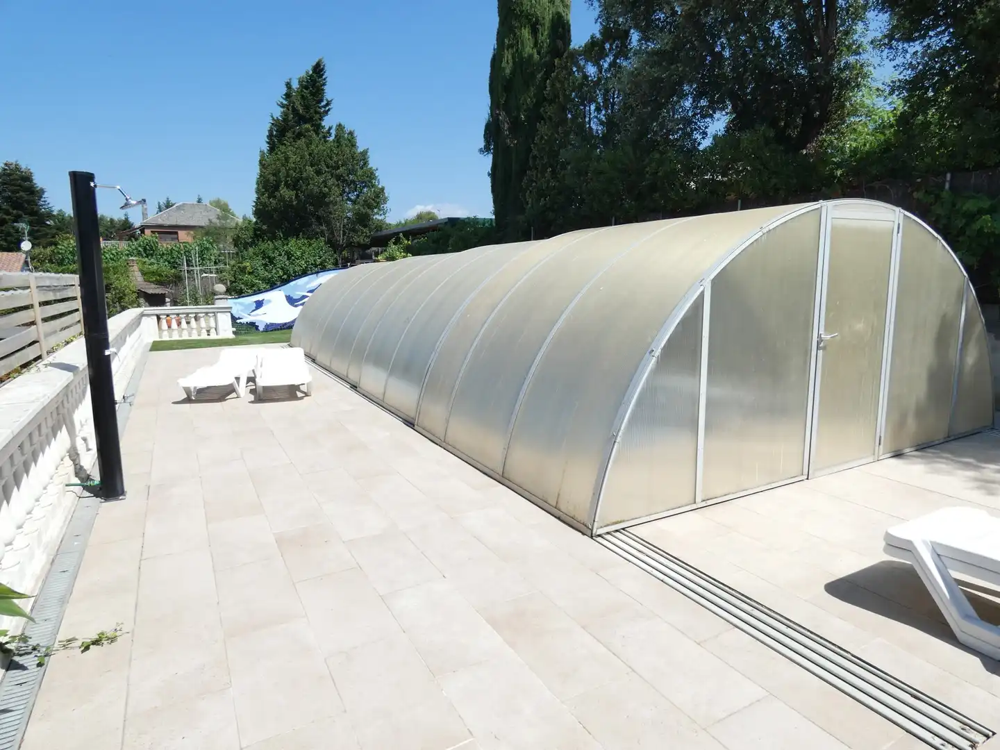 Swimming pool of Detached homes for rent in Cerdanyola del Vallès  with Air Conditioner, Heating and Swimming Pool