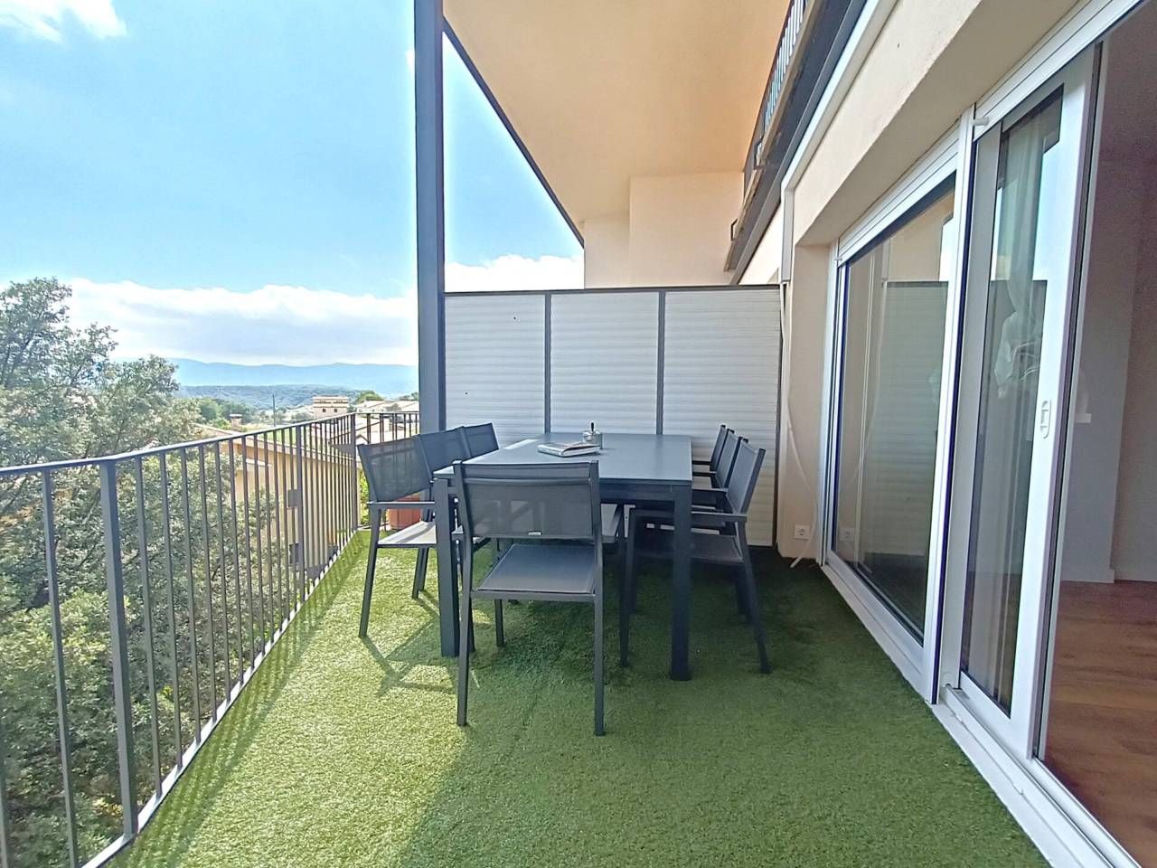 Terrace of Flat to rent in Taradell  with Air Conditioner, Parquet flooring and Terrace