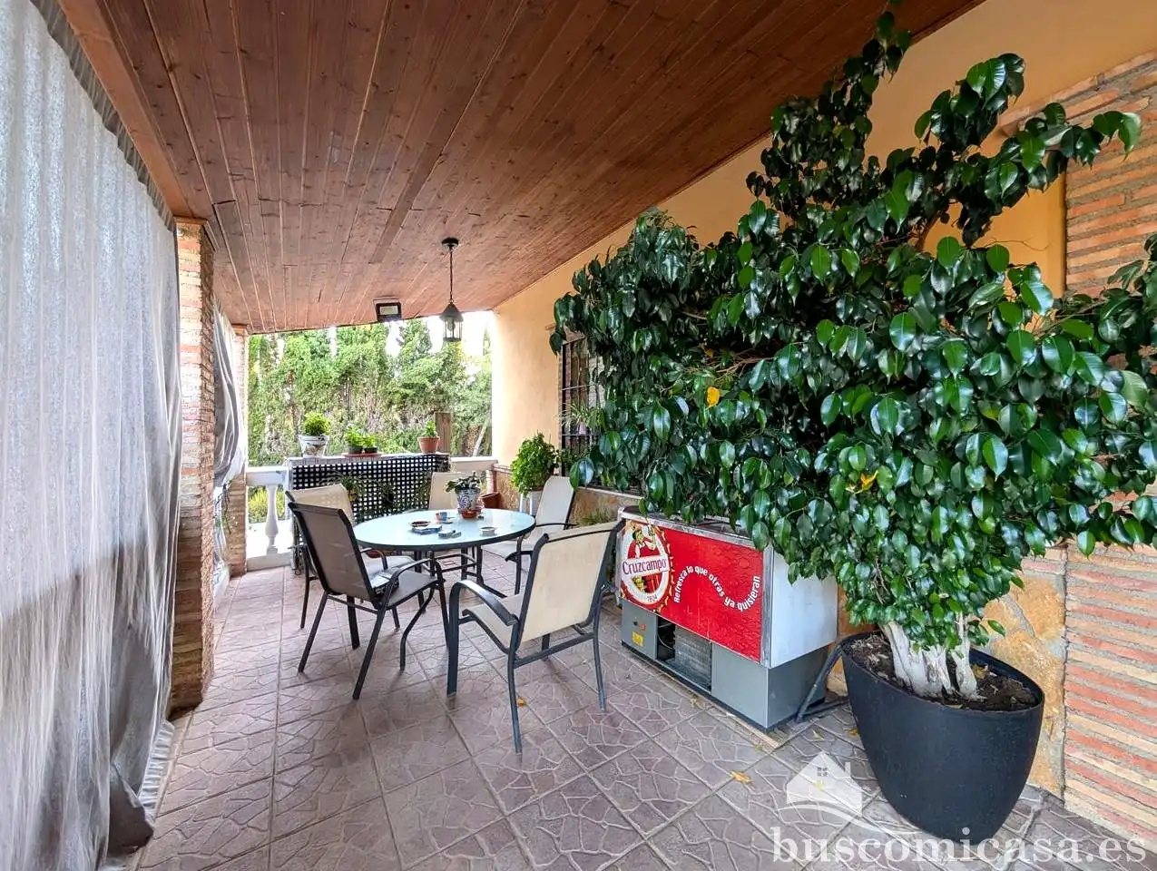 Terrassa de Finca rústica en venda en Linares amb Aire condicionat, Jardí privat i Traster
