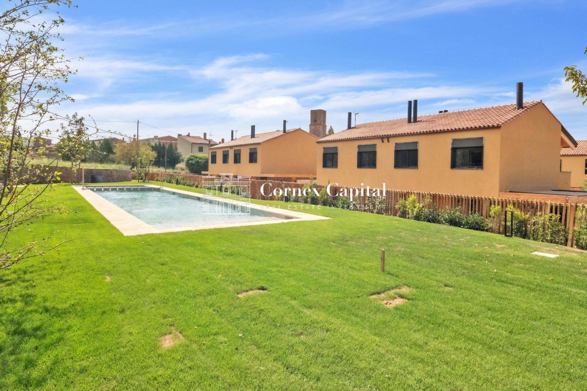 Piscina de Casa adosada en venda en Regencós amb Aire condicionat, Calefacció i Jardí privat