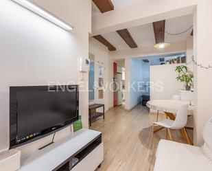 Sala d'estar de Apartament en venda en  Valencia Capital amb Aire condicionat i Balcó