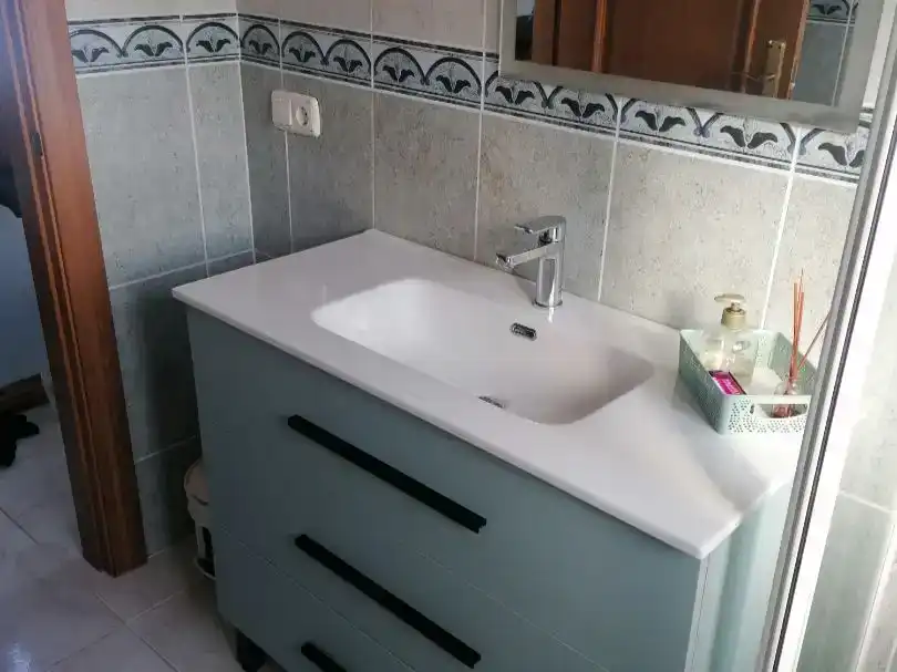 Bany de Casa o xalet en venda en La Nucia amb Aire condicionat, Parquet i Piscina