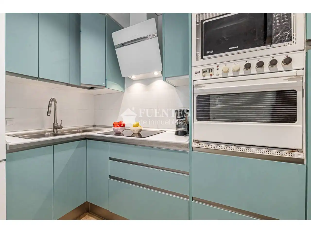Cocina de Piso en venta en Alicante / Alacant con Aire acondicionado, Calefacción y Terraza