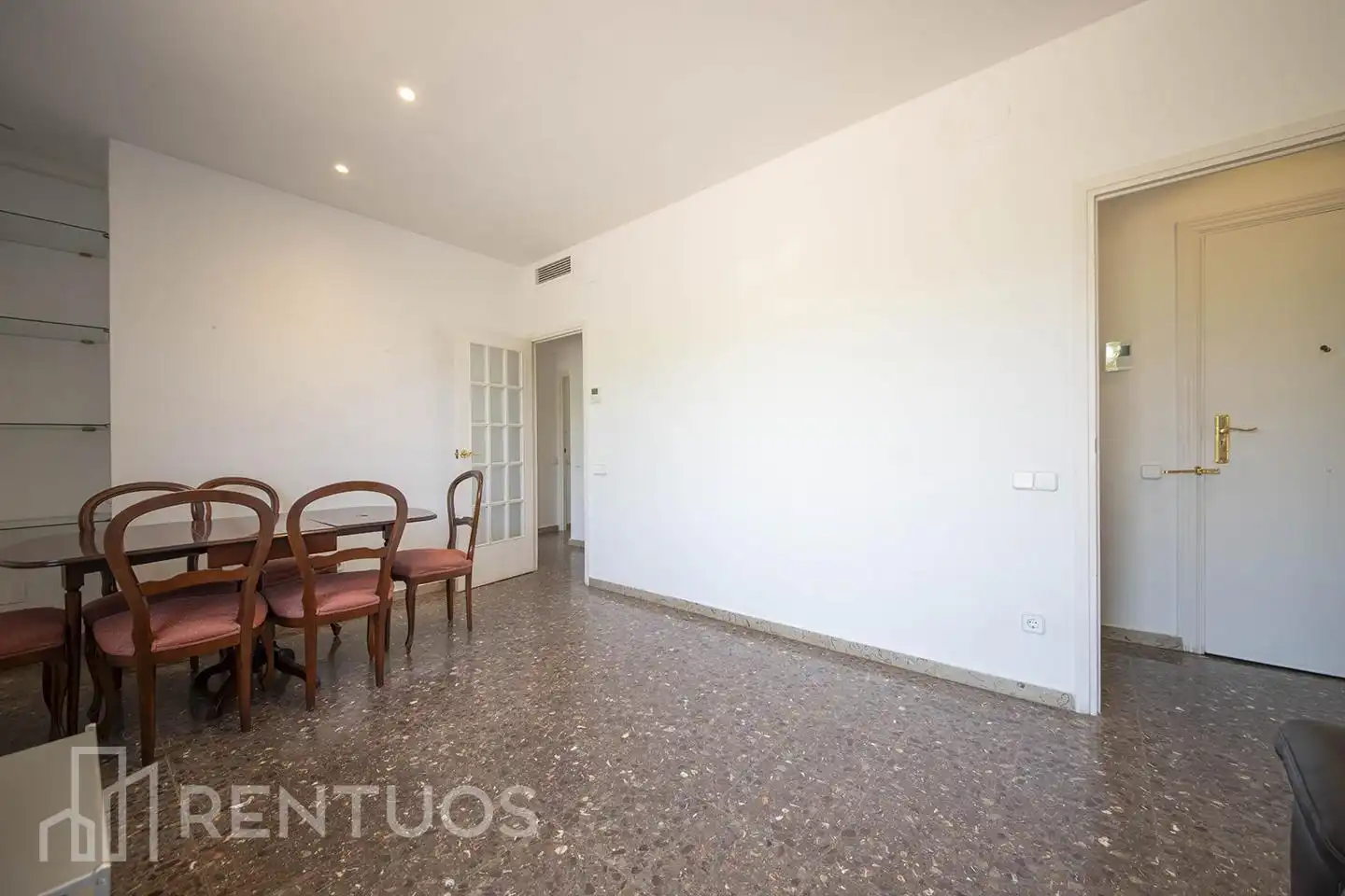 Schlafzimmer von Wohnung zur Miete in Barcelona mit Klimaanlage und Terrasse